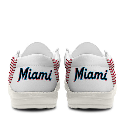 LIMITED EDITION - NEW CUSTOMIZED MLB20 MI MARLINS LOAFER SHOES