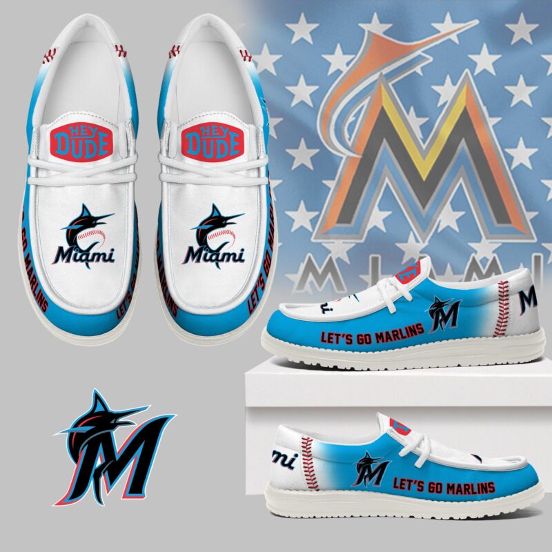 LIMITED EDITION - NEW CUSTOMIZED MLB20 MI MARLINS LOAFER SHOES