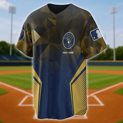 LIMITED EDITION - NEW CUSTOMIZED MLB15 MW BREWERS BASEBALL JERSEY