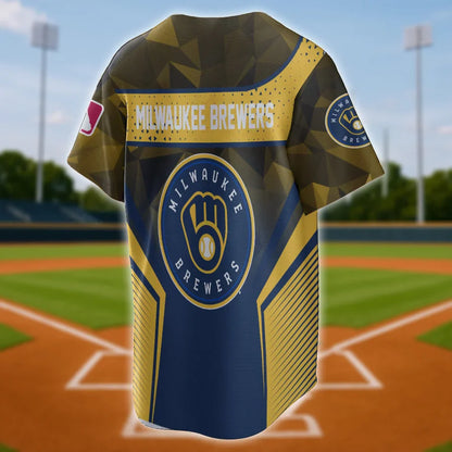 LIMITED EDITION - NEW CUSTOMIZED MLB15 MW BREWERS BASEBALL JERSEY