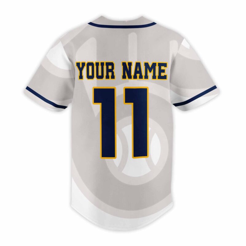 LIMITED EDITION - NEW CUSTOMIZED MLB15 MW BREWERS BASEBALL JERSEY