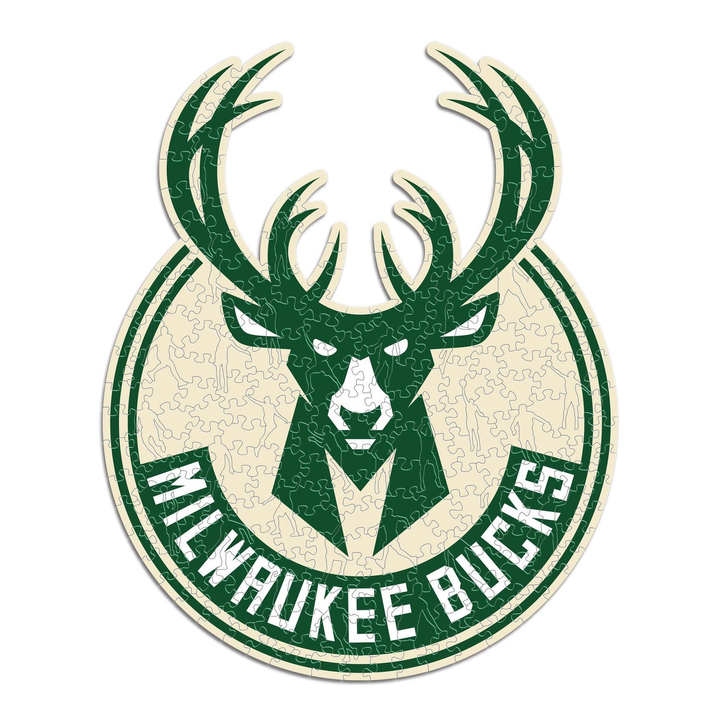 LIMITED EDITION - NEW CUSTOMIZED NBA11 MB MILWAUKEE BUCKS WOODEN PUZZLE