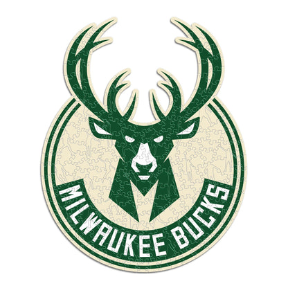 LIMITED EDITION - NEW CUSTOMIZED NBA11 MB MILWAUKEE BUCKS WOODEN PUZZLE