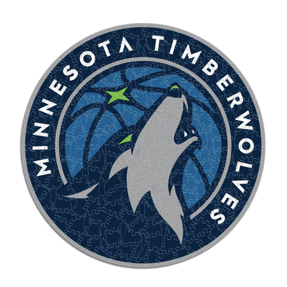 LIMITED EDITION - NEW CUSTOMIZED NBA05 MT MINNESOTA TIMBERWOLVES WOODEN PUZZLE