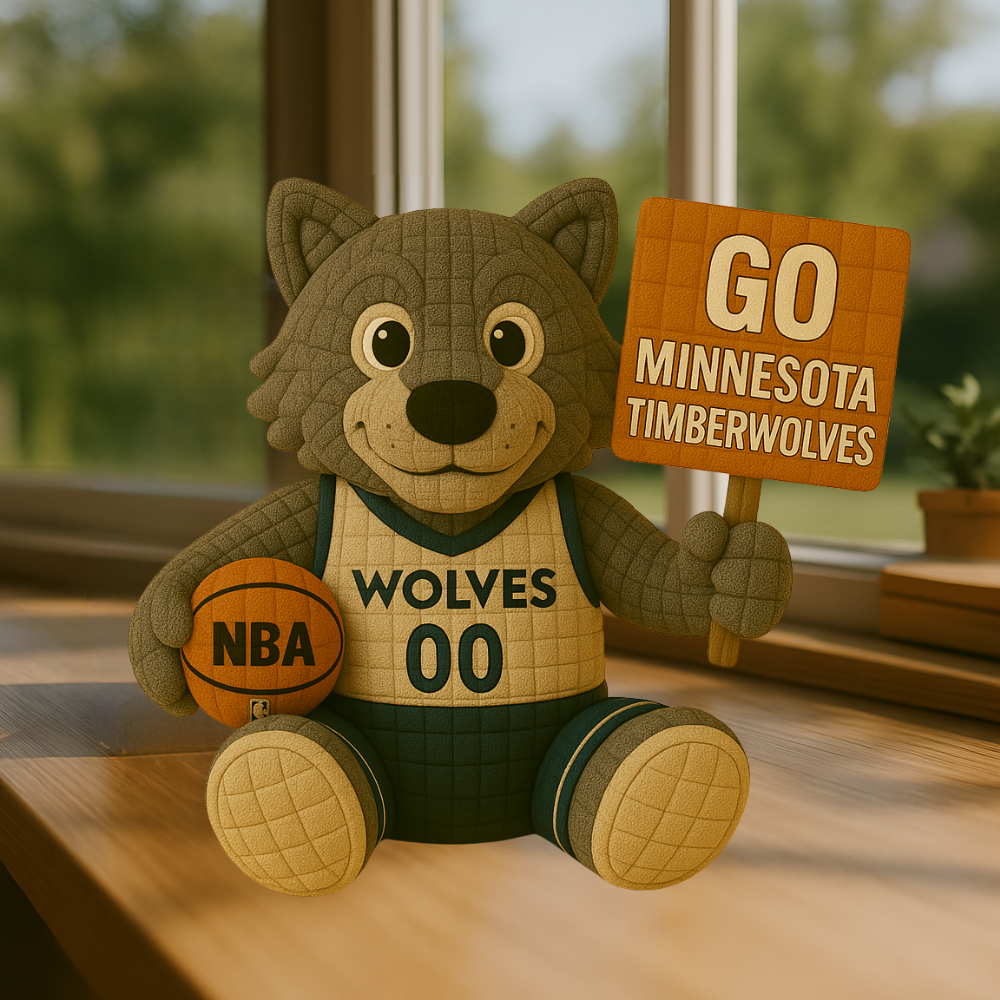 Limited Edition - NBA 05 MT Minnesota Timberwolves Handmade Crochet