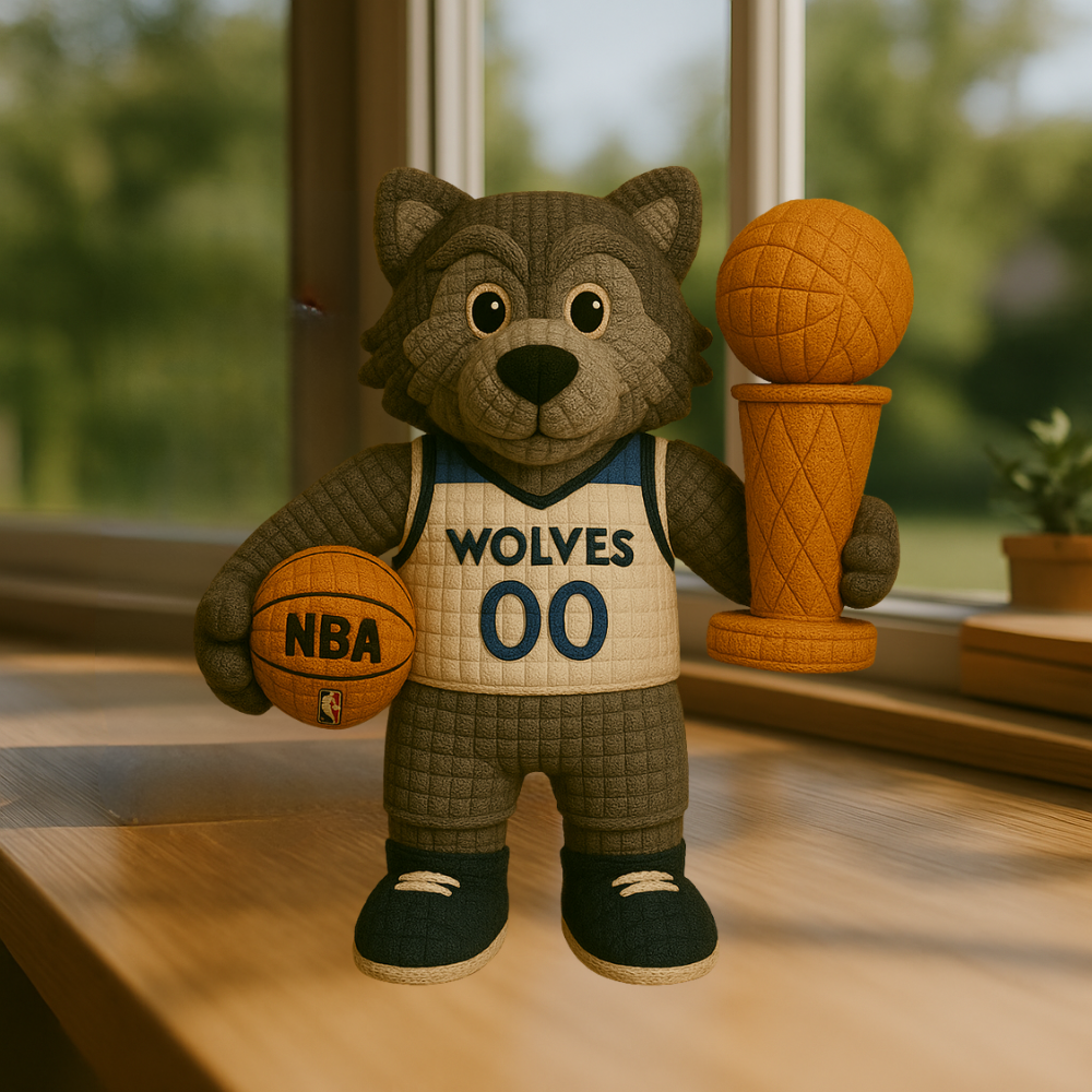 Limited Edition - NBA 05 MT Minnesota Timberwolves Handmade Crochet