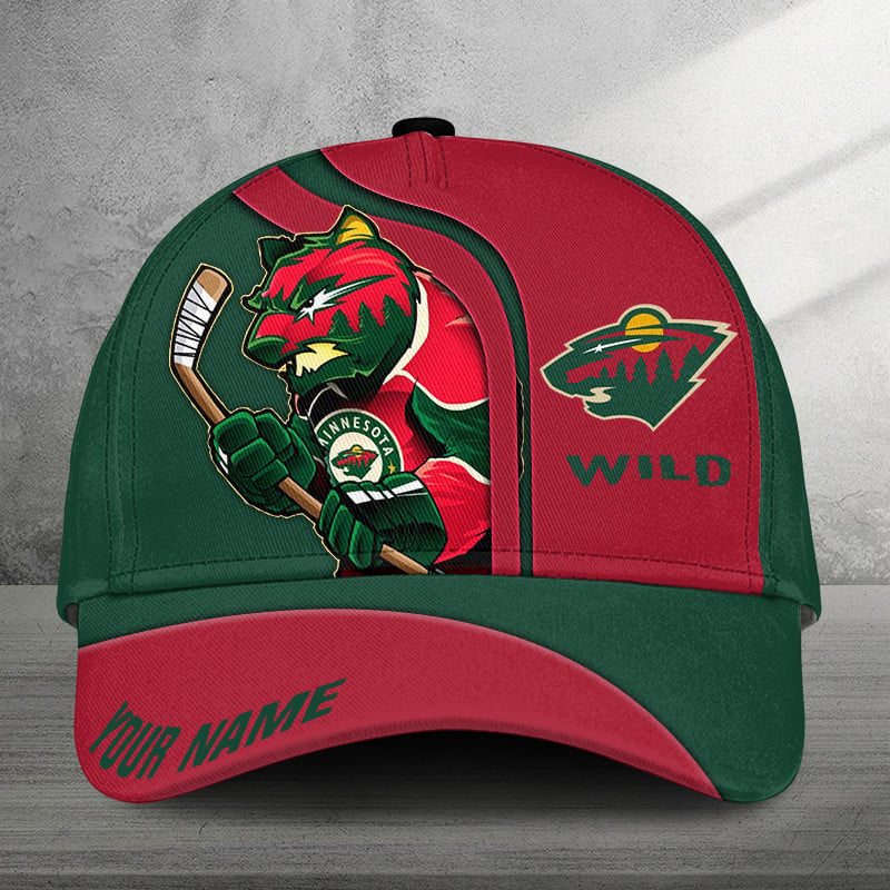 LIMITED EDITION - NEW CUSTOMIZED NHL13 MNW MINNESOTA WILD CLASSIC CAP