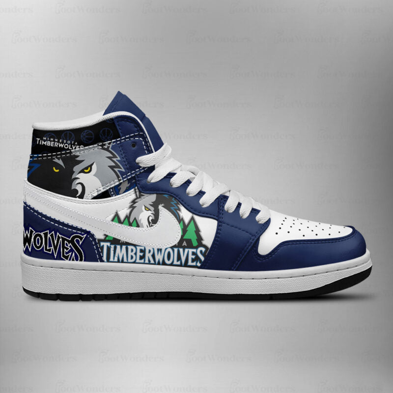 LIMITED EDITION - NEW CUSTOMIZED NBA05 MN TIMBERWOLVES AIR JORDAN SNEAKERS