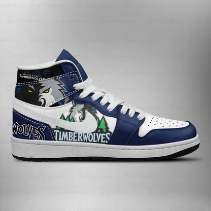 LIMITED EDITION - NEW CUSTOMIZED NBA05 MN TIMBERWOLVES AIR JORDAN SNEAKERS