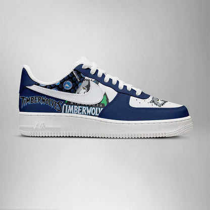LIMITED EDITION - NEW CUSTOMIZED NBA05 MN TIMBERWOLVES AF1 SHOES