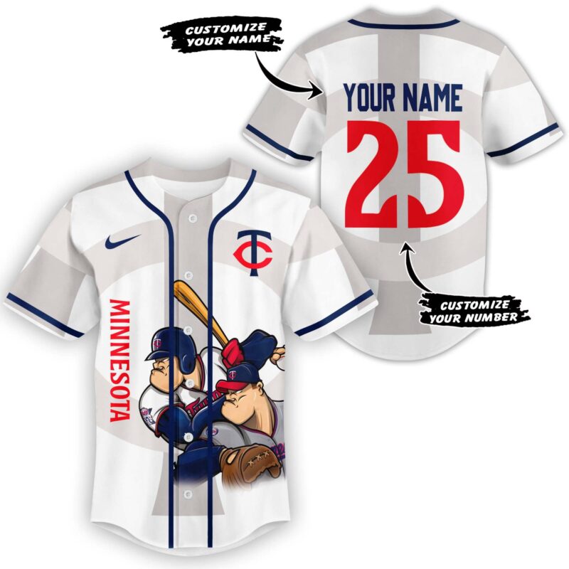 LIMITED EDITION - NEW CUSTOMIZED MLB22 MN TWINS BASEBALL JERSEY