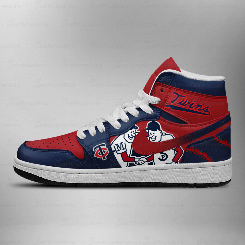 LIMITED EDITION - NEW CUSTOMIZED MLB22 MN TWINS AIR JORDAN SNEAKERS