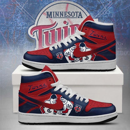 LIMITED EDITION - NEW CUSTOMIZED MLB22 MN TWINS AIR JORDAN SNEAKERS