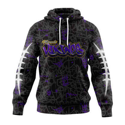 LIMITED EDITION - NEW CUSTOMIZED NFL05 MVK MINNESOTA VIKINGS UNISEX T-SHIRT, POLO, HOODIE & JACKETS