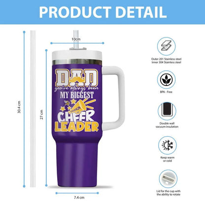 LIMITED EDITION - NEW CUSTOMIZED NFL05 MVK MINNESOTA VIKINGS 40oz TUMBLER