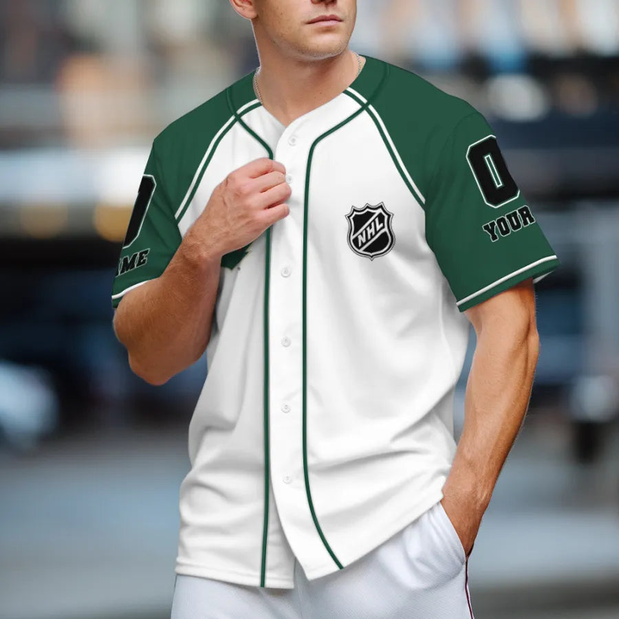 LIMITED EDITION - NEW CUSTOMIZED NHL13 MN WILD BASEBALL JERSEY