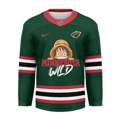 LIMITED EDITION - NEW CUSTOMIZED NHL13 MN WILD UNISEX HOCKEY JERSEY