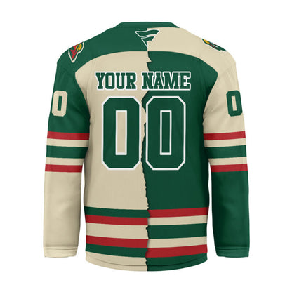 LIMITED EDITION - NEW CUSTOMIZED NHL13 MN WILD UNISEX HOCKEY JERSEY