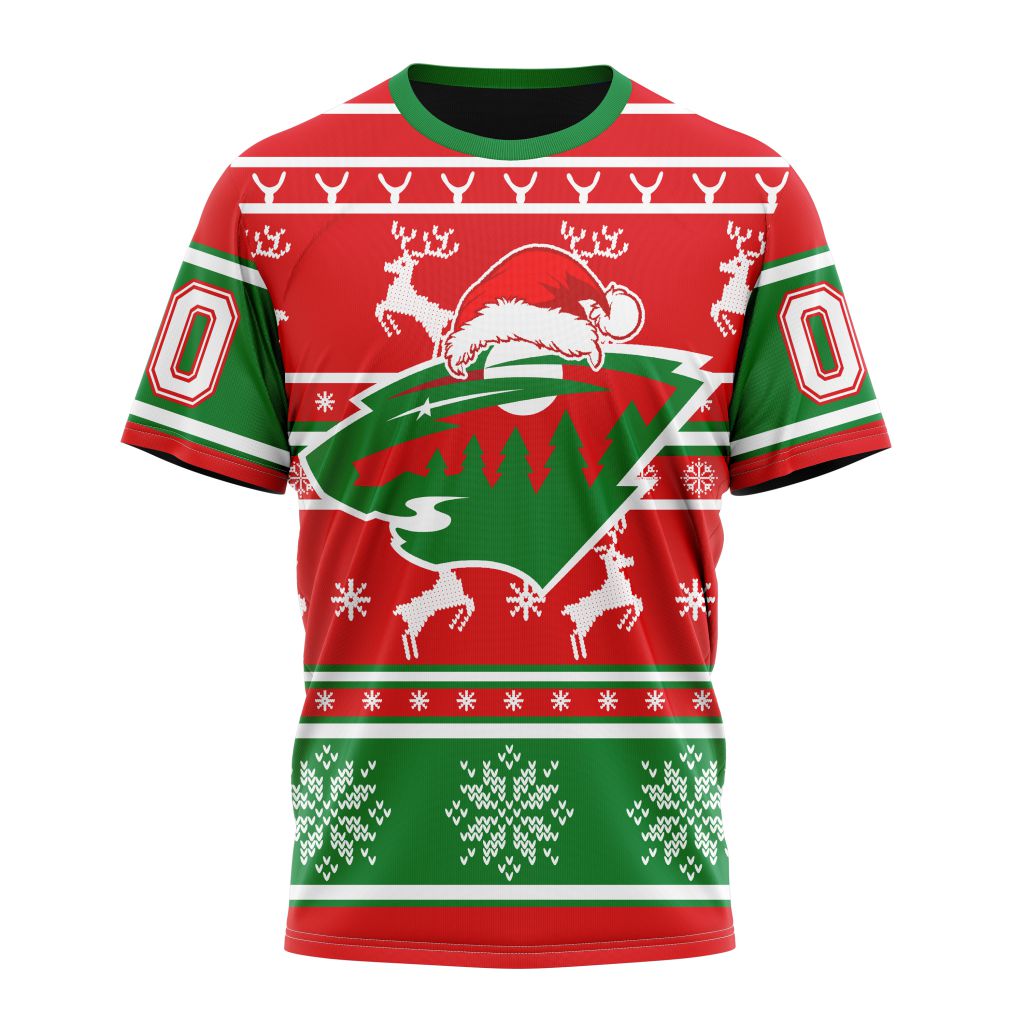 LIMITED EDITION - NEW CUSTOMIZED NHL13 MNW MINNESOTA WILD UNISEX T-SHIRT, POLO, HOODIE & JACKETS