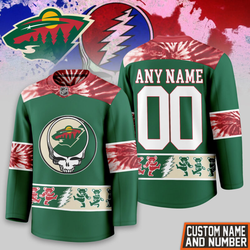 LIMITED EDITION - NEW CUSTOMIZED NHL13 MN WILD UNISEX HOCKEY JERSEY