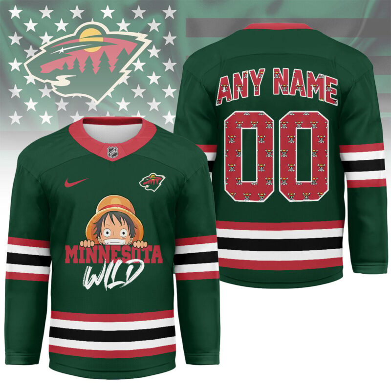LIMITED EDITION - NEW CUSTOMIZED NHL13 MN WILD UNISEX HOCKEY JERSEY