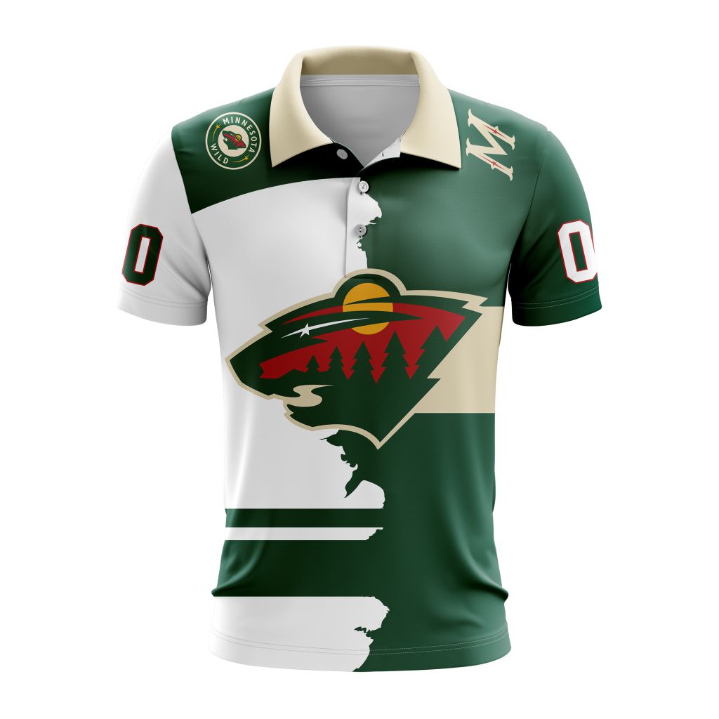 LIMITED EDITION - NEW CUSTOMIZED NHL13 MNW MINNESOTA WILD UNISEX T-SHIRT, POLO, HOODIE & JACKETS
