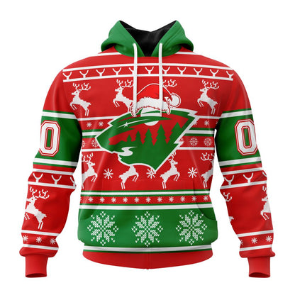 LIMITED EDITION - NEW CUSTOMIZED NHL13 MNW MINNESOTA WILD UNISEX T-SHIRT, POLO, HOODIE & JACKETS