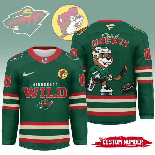 LIMITED EDITION - NEW CUSTOMIZED NHL13 MN WILD UNISEX HOCKEY JERSEY