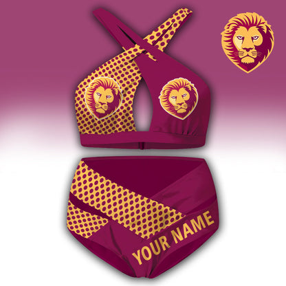 LIMITED EDITION - NEW 02 BBL PERSONALIZED WOMEN'S CROSS SWIMSUIT UNDERWEAR PERFECT GIFT FOR FANS