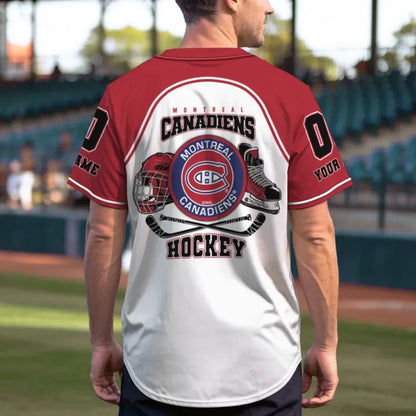 LIMITED EDITION - NEW CUSTOMIZED NHL11 MT CANADIENS BASEBALL JERSEY