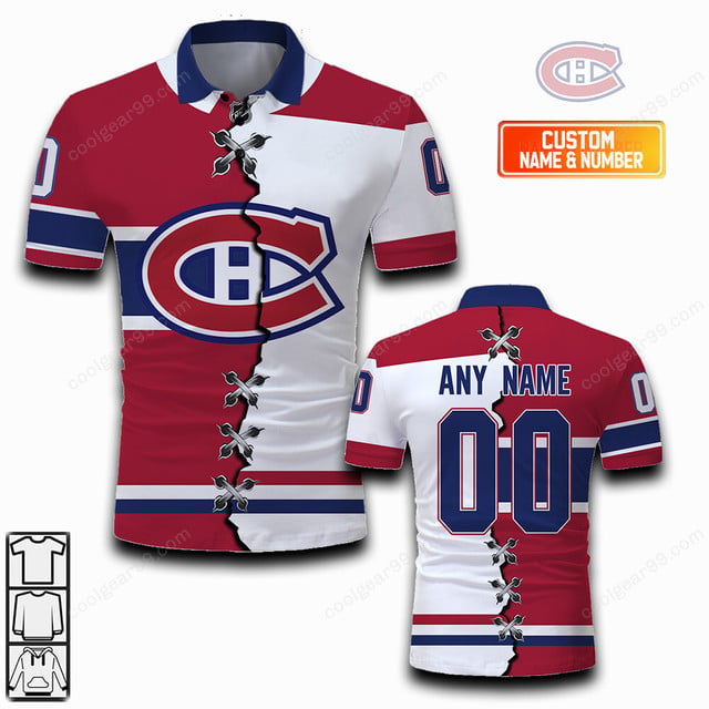 LIMITED EDITION - NEW CUSTOMIZED NHL11 MCD MONTREAL CANADIENS UNISEX T-SHIRT, POLO, HOODIE & JACKETS