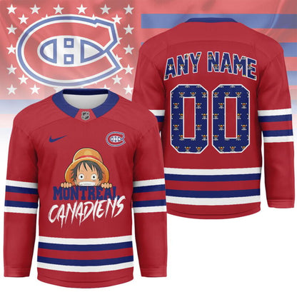 LIMITED EDITION - NEW CUSTOMIZED NHL11 MT CANADIENS UNISEX HOCKEY JERSEY
