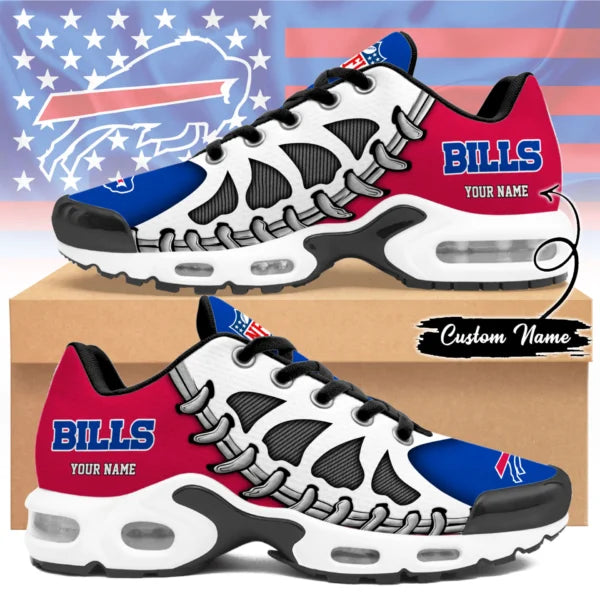LIMITED EDITION - NEW CUSTOMIZED NFL03 BFB BUFFALO BILLS UNISEX AIR MAX PLUS SNEAKERS
