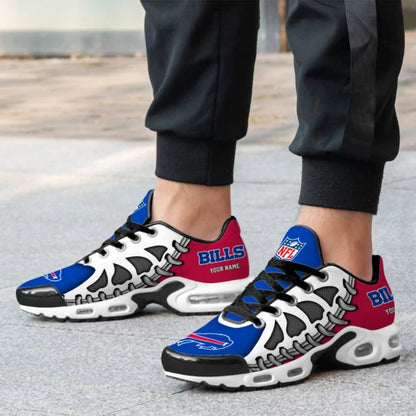 LIMITED EDITION - NEW CUSTOMIZED NFL03 BFB BUFFALO BILLS UNISEX AIR MAX PLUS SNEAKERS