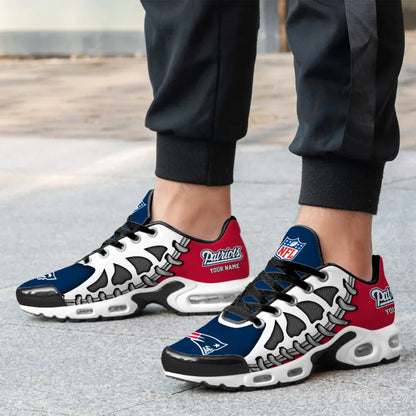 LIMITED EDITION - NEW CUSTOMIZED NFL27 NEP NEW ENGLAND PATRIOTS UNISEX AIR MAX PLUS SNEAKERS