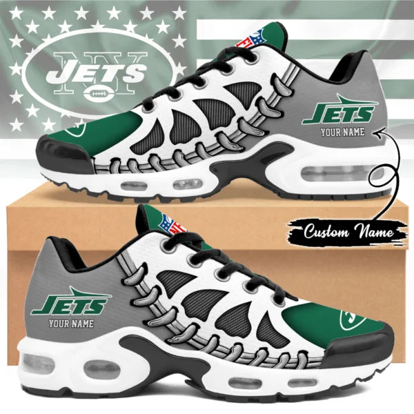 LIMITED EDITION - NEW CUSTOMIZED NFL25 NYJ NEW YORK JETS UNISEX AIR MAX PLUS SNEAKERS