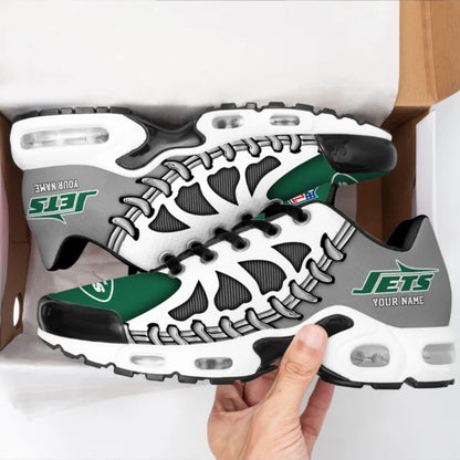 LIMITED EDITION - NEW CUSTOMIZED NFL25 NYJ NEW YORK JETS UNISEX AIR MAX PLUS SNEAKERS