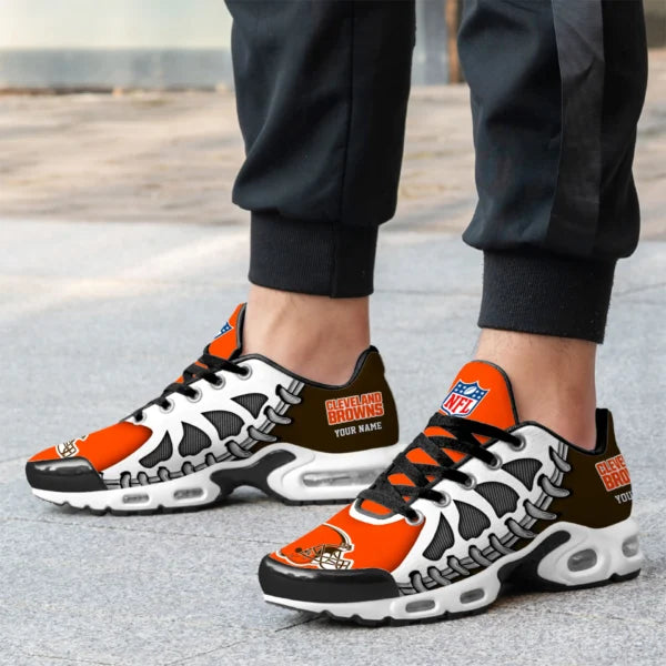 LIMITED EDITION - NEW CUSTOMIZED NFL29 CLB CLEVELAND BROWNS UNISEX AIR MAX PLUS SNEAKERS
