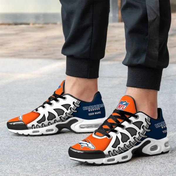 LIMITED EDITION - NEW CUSTOMIZED NFL13 DVB DENVER BRONCOS UNISEX AIR MAX PLUS SNEAKERS