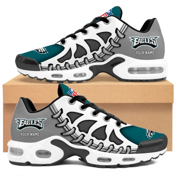 LIMITED EDITION - NEW CUSTOMIZED NFL02 PPE PHILADELPHIA EAGLES UNISEX AIR MAX PLUS SNEAKERS