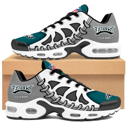 LIMITED EDITION - NEW CUSTOMIZED NFL02 PPE PHILADELPHIA EAGLES UNISEX AIR MAX PLUS SNEAKERS