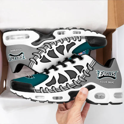 LIMITED EDITION - NEW CUSTOMIZED NFL02 PPE PHILADELPHIA EAGLES UNISEX AIR MAX PLUS SNEAKERS
