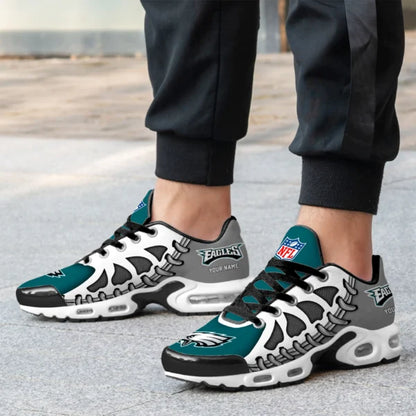 LIMITED EDITION - NEW CUSTOMIZED NFL02 PPE PHILADELPHIA EAGLES UNISEX AIR MAX PLUS SNEAKERS
