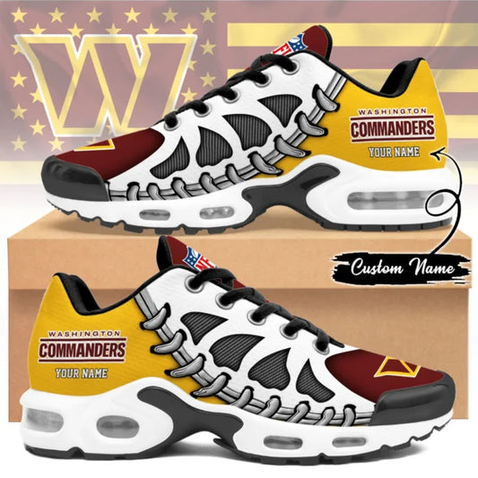 LIMITED EDITION - NEW CUSTOMIZED NFL12 WTC WASHINGTON COMMANDERS UNISEX AIR MAX PLUS SNEAKERS