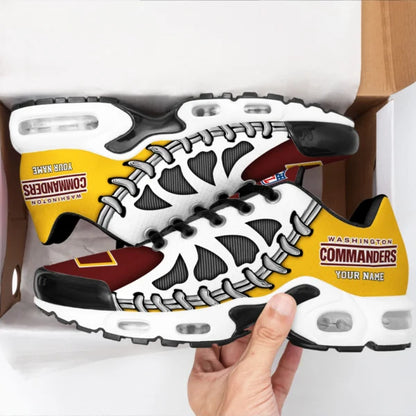 LIMITED EDITION - NEW CUSTOMIZED NFL12 WTC WASHINGTON COMMANDERS UNISEX AIR MAX PLUS SNEAKERS