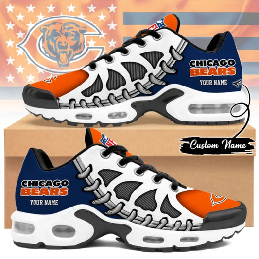 LIMITED EDITION - NEW CUSTOMIZED NFL26 CCB CHICAGO BEARS UNISEX AIR MAX PLUS SNEAKERS