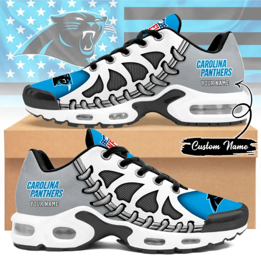 LIMITED EDITION - NEW CUSTOMIZED NFL23 CLP CAROLINA PANTHERS UNISEX AIR MAX PLUS SNEAKERS