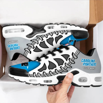 LIMITED EDITION - NEW CUSTOMIZED NFL23 CLP CAROLINA PANTHERS UNISEX AIR MAX PLUS SNEAKERS