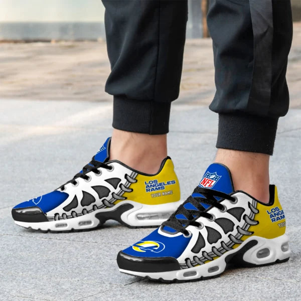 LIMITED EDITION - NEW CUSTOMIZED NFL22 LAR LOS ANGELES RAMS UNISEX AIR MAX PLUS SNEAKERS