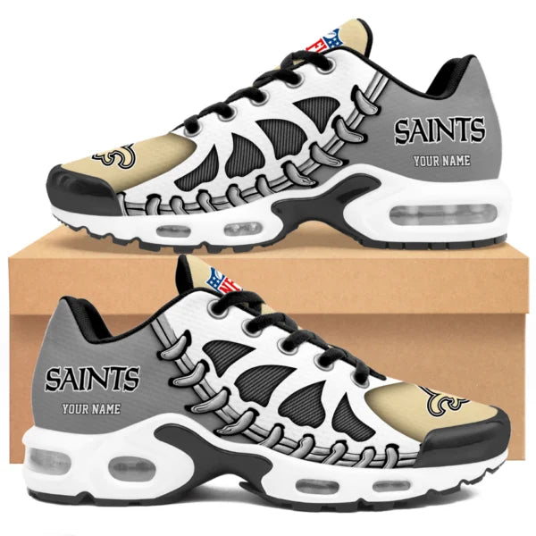 LIMITED EDITION - NEW CUSTOMIZED NFL24 NOS NEW ORLEANS SAINTS UNISEX AIR MAX PLUS SNEAKERS